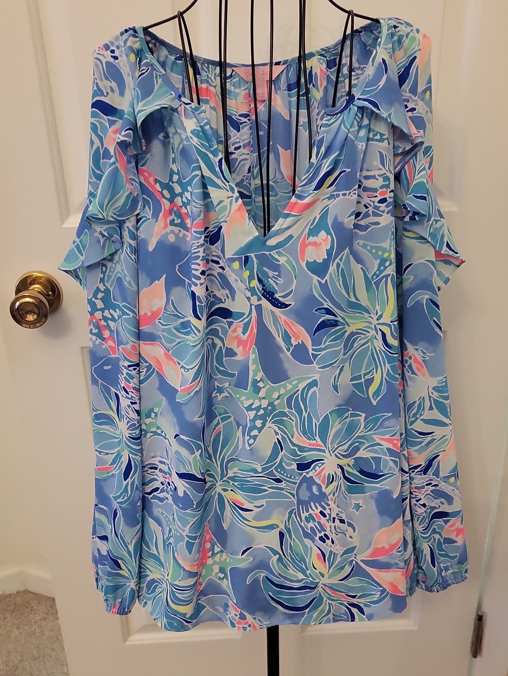 Lilly Elora Top Bennet Blue Celestial